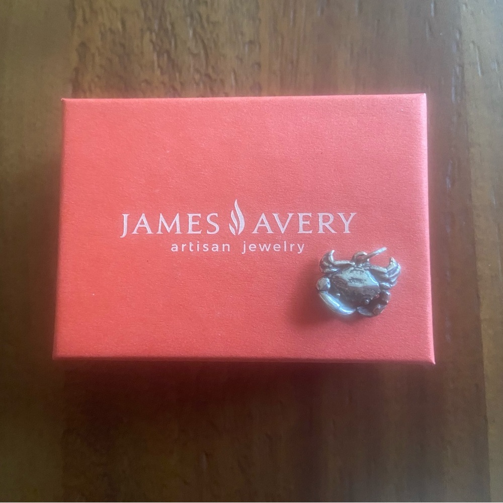 RETIRED James Avery Crab Zodiac Charm Pendant .925 NWOT - Picture 3 of 13